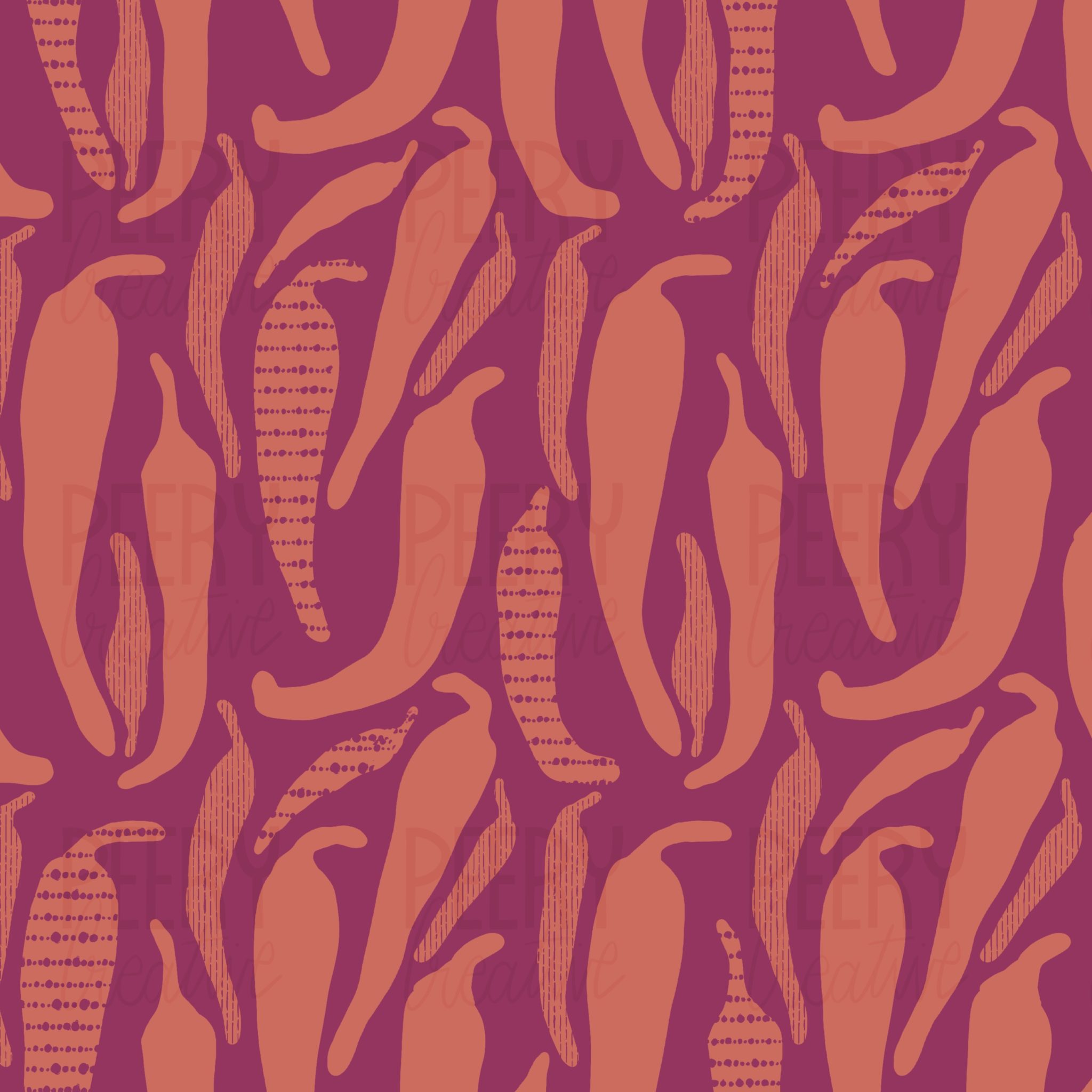 Chili Pepper Pattern Portfolio