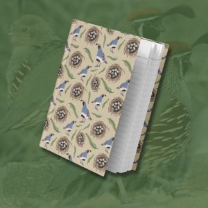 Southwest Bird Journal | Gambel's Quail Hardcover Notebook