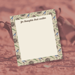 Gambel’s Quail Notepad | Sonoran Desert Bird Art