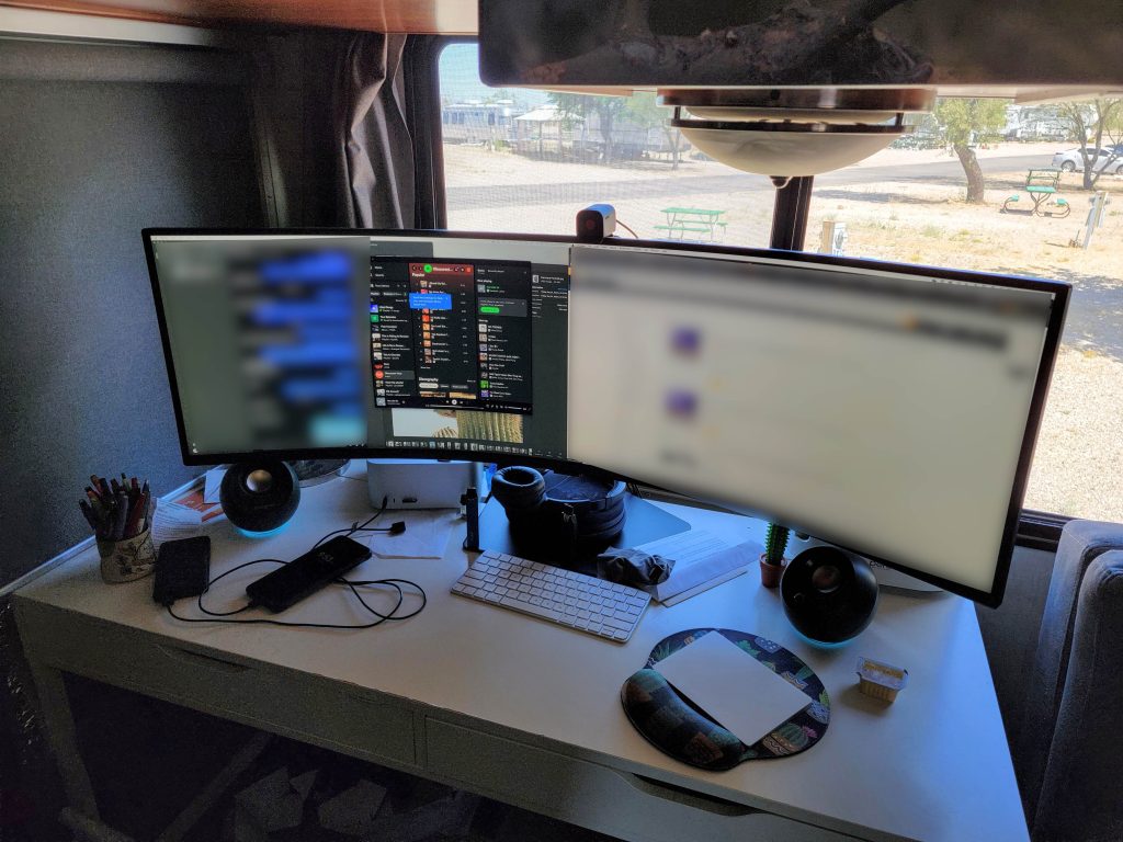 rv art studio ikea desk