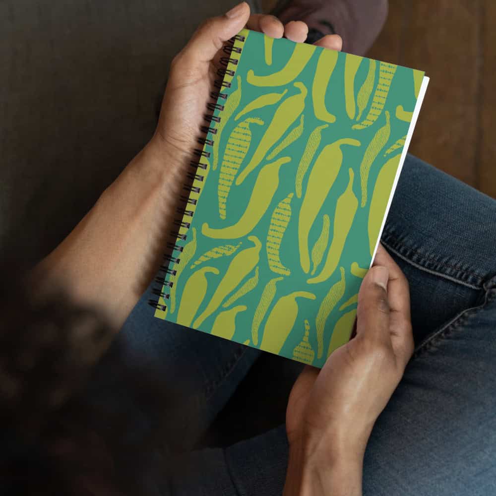 Hand Drawn Hatch Chili Pepper Southwest Food Spiral Notebook - Image 3