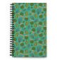 Desert plant notebook with hand-drawn barrel cactus ocotillo Arizona poppies soft-touch cover dotted pages