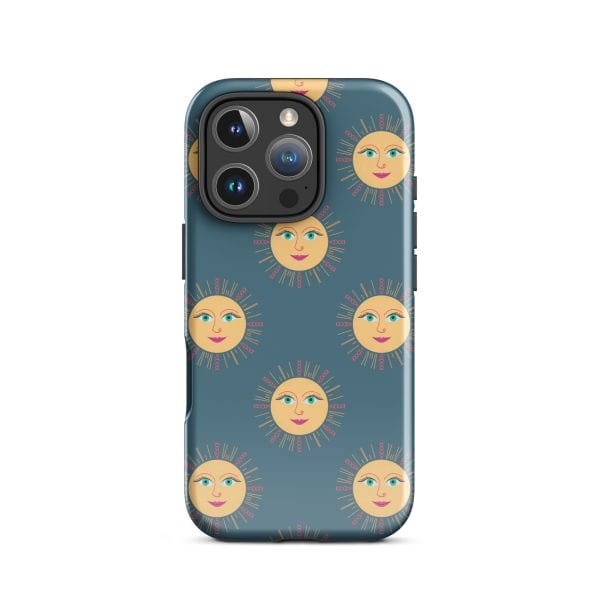tough-case-for-iphone-glossy-iphone-16-pro-front-690e29736d5f5.jpg Bright sun and moon face pattern phone case for iPhone with celestial design and cheerful artwork.