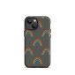 Colorful rainbow pattern phone case for iPhone.