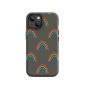Colorful rainbow pattern phone case for iPhone 13 with vibrant, playful design.